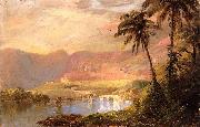 Frederic Edwin Church Tropical Landscape oil